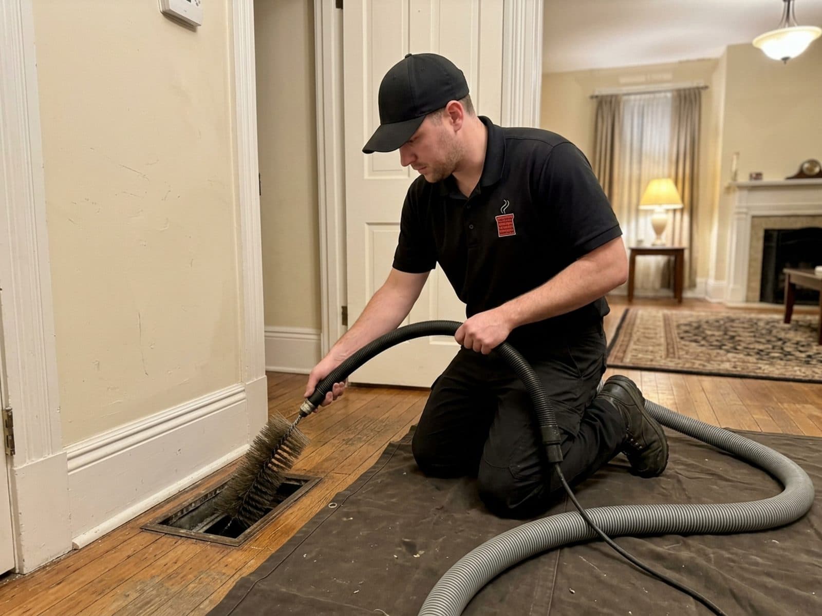 Air duct cleaning work by Jersey Chimney Pros in colts-neck