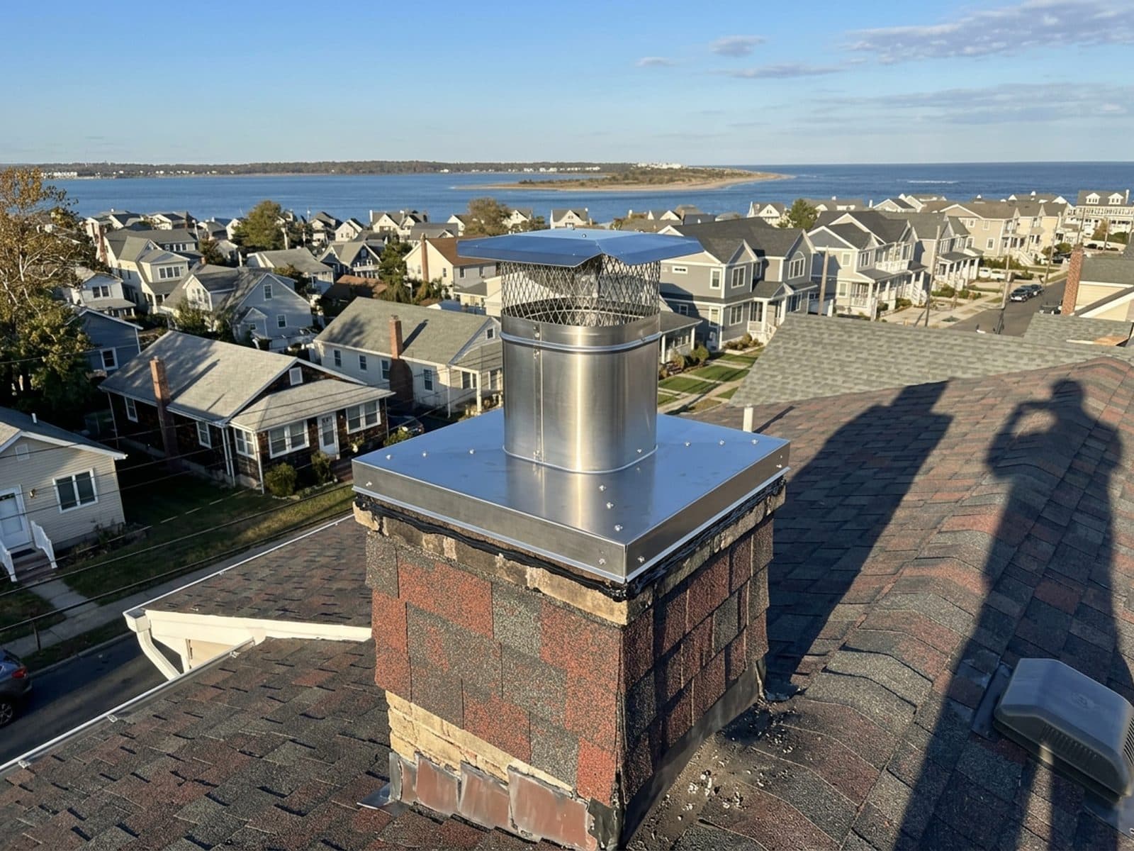 Chimney relining work by Jersey Chimney Pros in the Jersey Shore